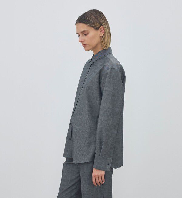 DES PRES「ウーステッドウールモヘヤ ドレスシャツ」|シャツ・ブラウス|