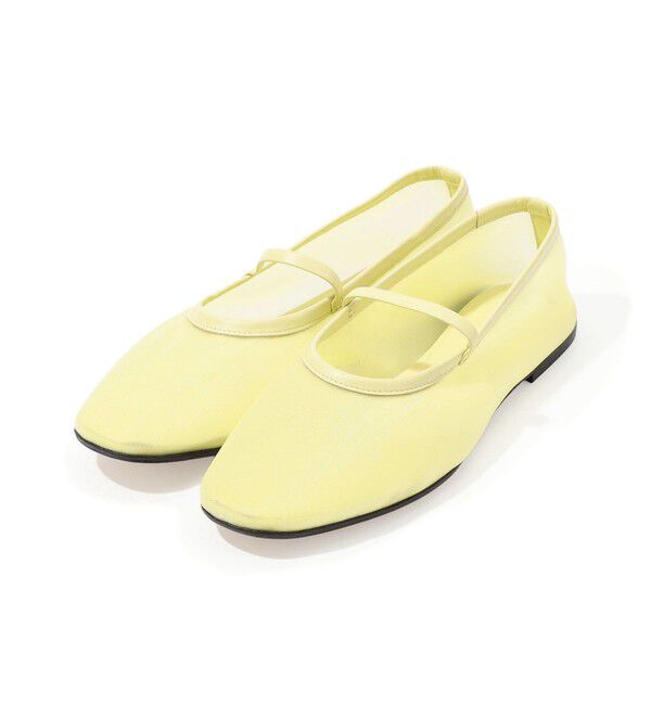 TOMORROWLAND GOODS「PELLICO SUNNY TULE MESH フラットシューズ」|バレエシューズ|23 イエロー