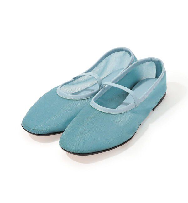 TOMORROWLAND GOODS「PELLICO SUNNY TULE MESH フラットシューズ」|バレエシューズ|63 ライトブルー