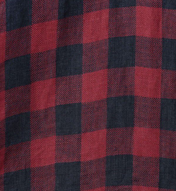 TOMORROWLAND MENS「【別注】GUY ROVER リネンチェック オーバーシャツ」|シャツ・ブラウス|