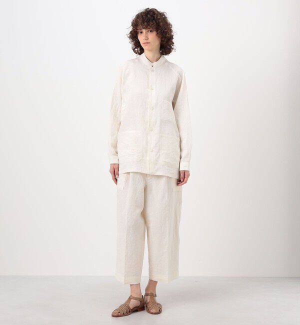 TOMORROWLAND GOODS「HAVERSACK リネンシャツジャケット」|シャツ・ブラウス|