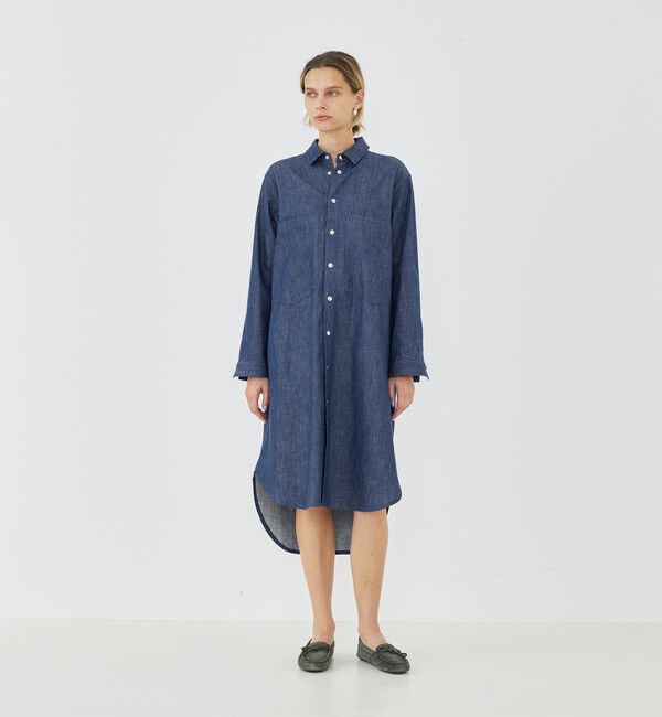 GALERIE VIE「ステイブルーデニム シャツワンピース」|ワンピース|