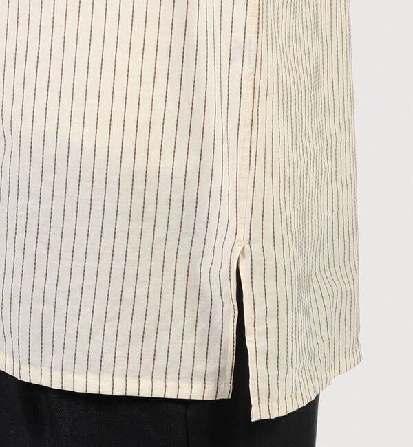 TOMORROWLAND MENS「【別注】Salbatore Piccolo HAVANA コットンストライプ プルオーバーロングスリーブ カプリシャツ」|シャツ・ブラウス|