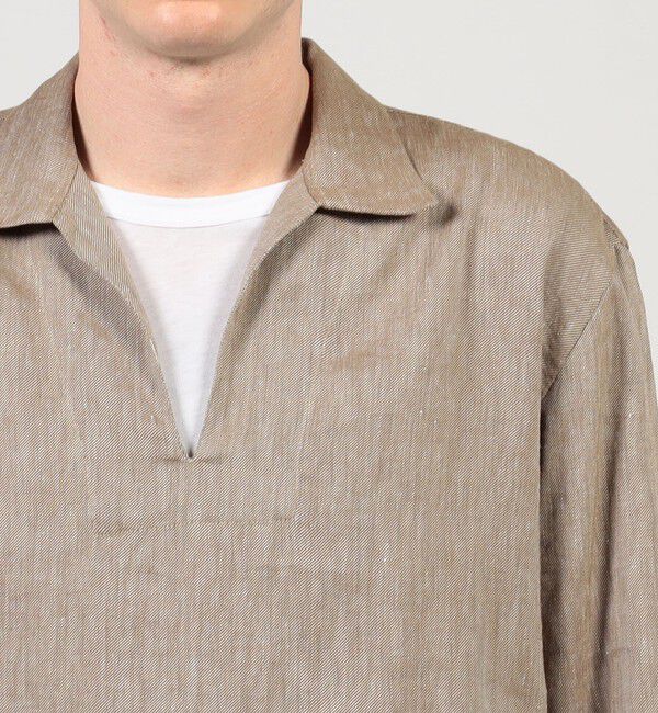 TOMORROWLAND MENS「【別注】Salbatore Piccolo HAVANA コットンリネン プルオーバーロングスリーブ カプリシャツ」|シャツ・ブラウス|