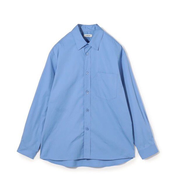 CABaN「スビンウェザーコットン レギュラーカラーシャツ」|シャツ・ブラウス|63 ライトブルー