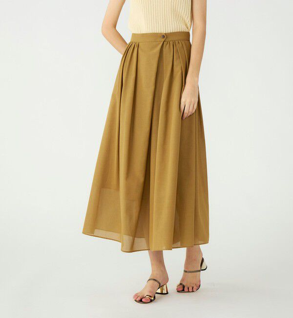 Ballsey「クリスピーシアーボイル フレアキュロットパンツ」|その他|