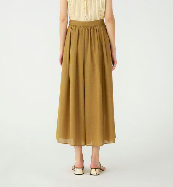 Ballsey「クリスピーシアーボイル フレアキュロットパンツ」|その他|