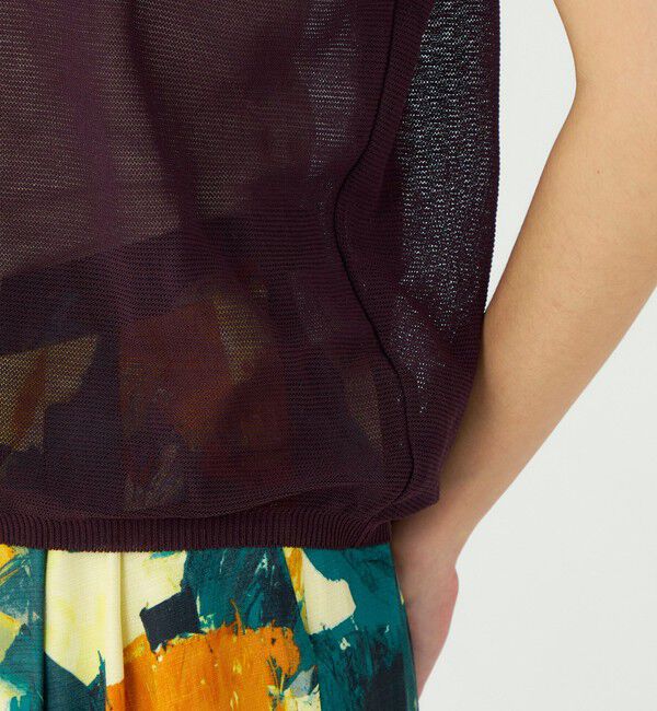 Ballsey「ダブルカバーコットンナイロン ショートスリーブプルオーバー」|ニット・セーター|