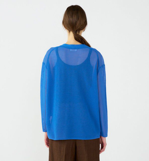 Ballsey「ダブルカバーコットンナイロン Vネックカーディガン」|カーディガン|