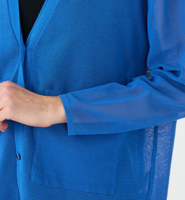 Ballsey「ダブルカバーコットンナイロン Vネックカーディガン」|カーディガン|