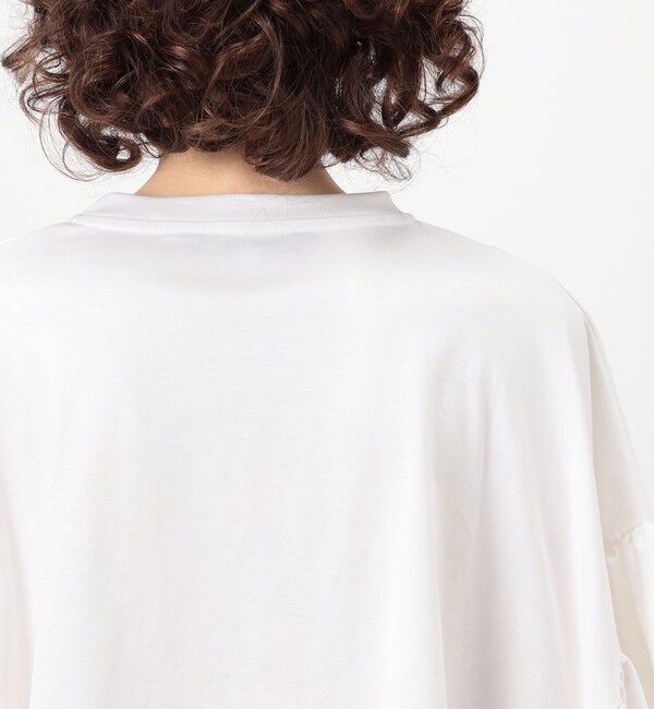 TOMORROWLAND GOODS「HAVERSACK コットンジャージー フリルスリーブプルオーバー」|Tシャツ・カットソー|