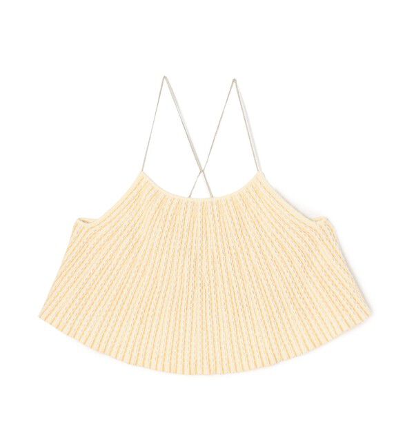 Ballsey「ファインファンシーボーダー フレアキャミソール」|その他|42 ベージュ系