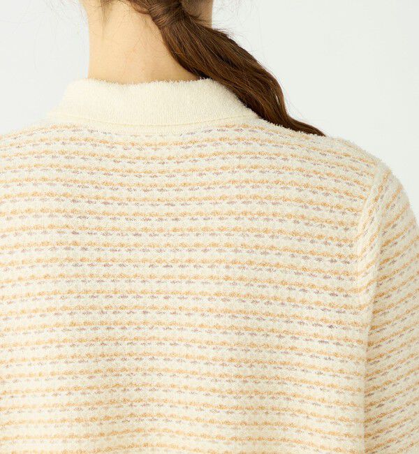 Ballsey「ファインファンシーボーダー ワイドショートポロ」|ニット・セーター|