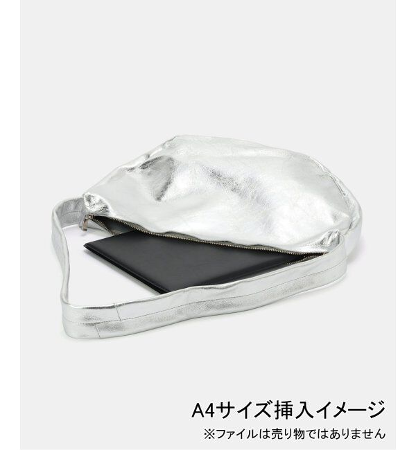  「【blancle/ ブランクレ】M.LETHER Semi circle half shoulder」|ショルダー・メッセンジャー|