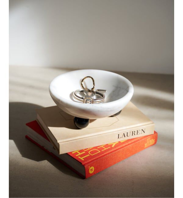 journal standard Furniture「MARBLE BOWL WITH STAND　トレイ」|その他|その他カラー K
