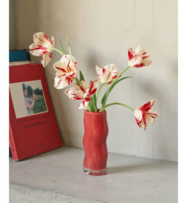 journal standard Furniture「FLOWER VASE MODENA　フラワーベース」|その他|レッド