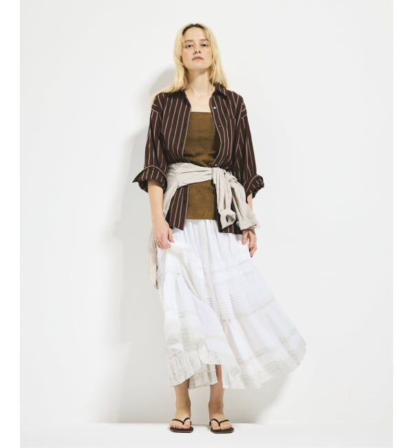 Plage「IND VOIL マキシスカート」|スカート|
