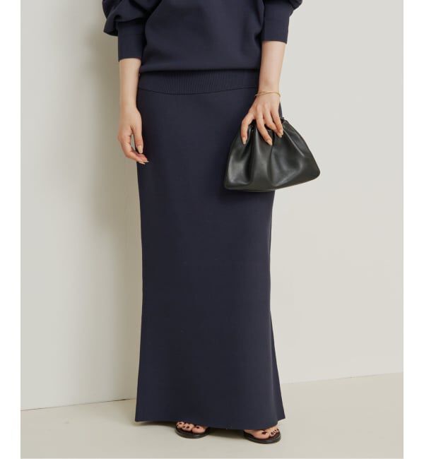 Plage「VIS/PL スムース ロングスカート」|スカート|