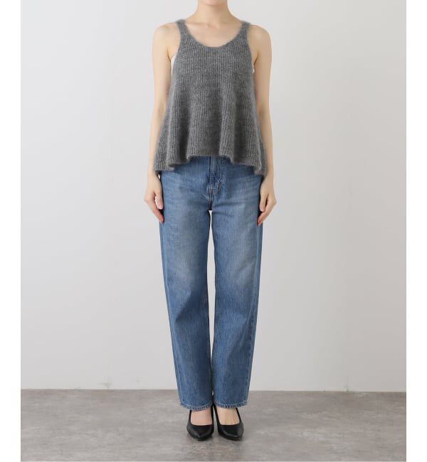 IENA「《WEB限定/追加》モヘヤミックスフレアタンク」|ニット・セーター|