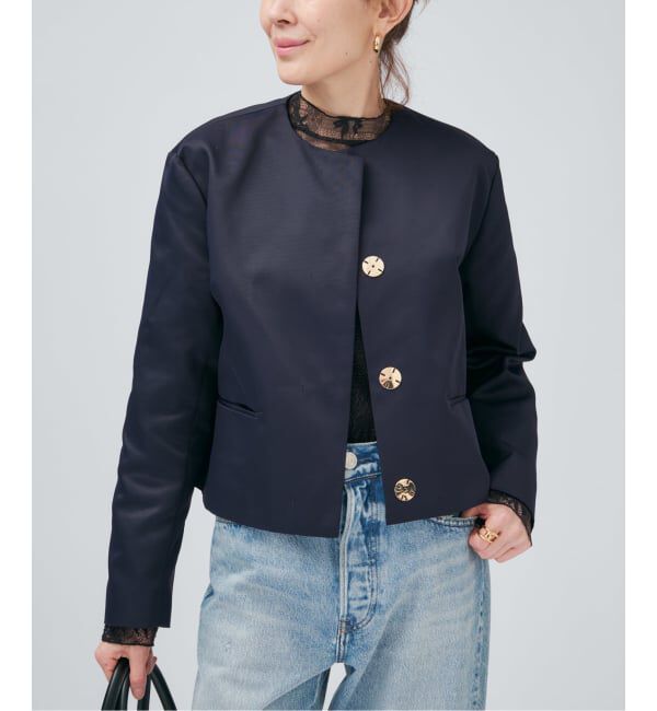 VERMEIL par iena「メモリーサテンWフェイスジャケット」|その他|