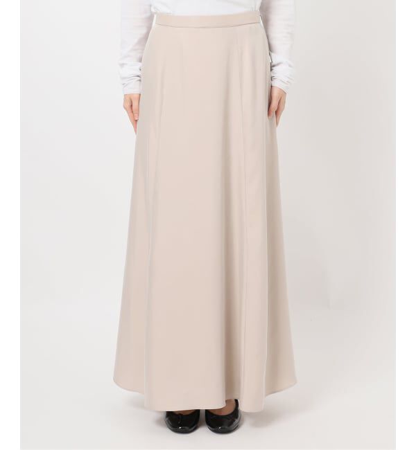 IENA「《接触冷感》キュプラサテンフレアスカート」|スカート|