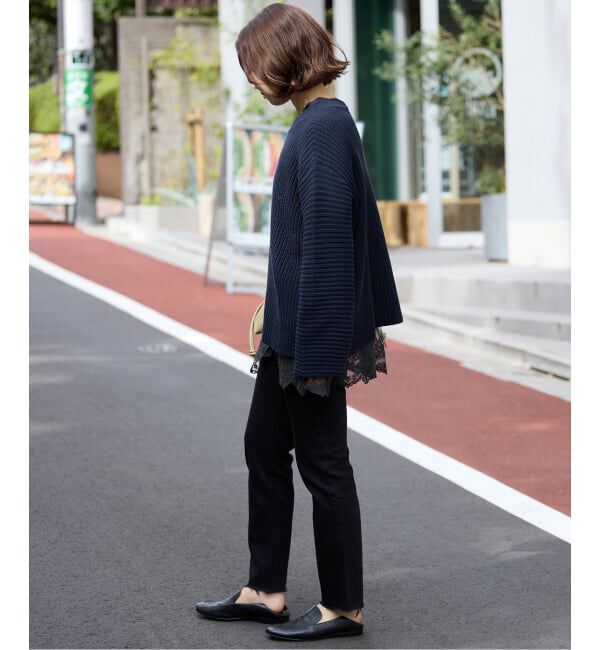 SLOBE IENA「《WEB限定/追加》チュールレースブラウス」|シャツ・ブラウス|