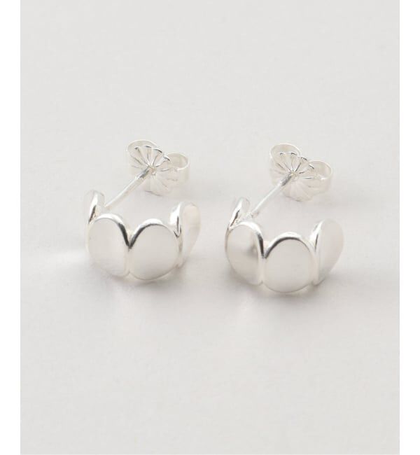 IENA LA BOUCLE「SAPIR BACHAR サピア バシャール MINI MEDALLIONS HOOPSピアス SB001-00176」|ピアス|シルバー