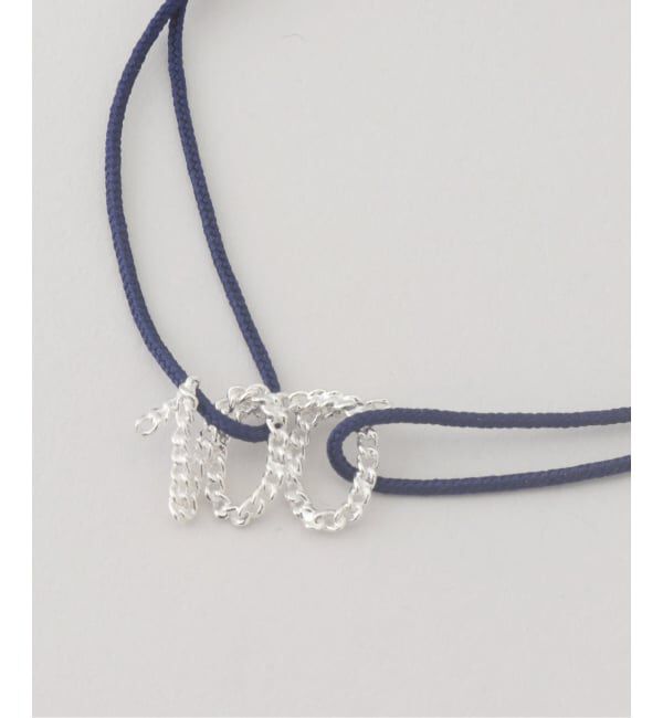 IENA LA BOUCLE「we PERM ウィパーマ 100 curb chain cord ブレスレット WP-B009S」|ブレスレット・バングル|