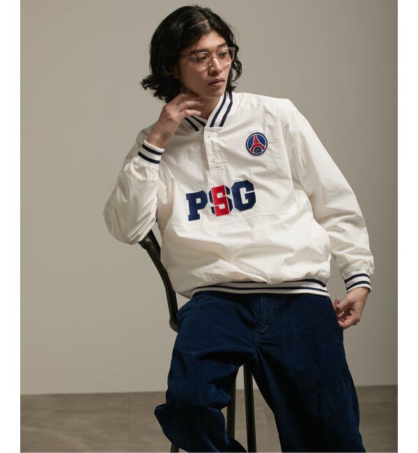 Paris Saint-Germain「【Paris Saint-Germain / パリ・サン＝ジェルマン】 JP Snapline Henley Piste」|ブルゾン・スタジャン|