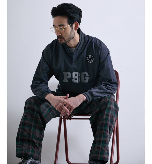 Paris Saint-Germain「【Paris Saint-Germain / パリ・サン＝ジェルマン】 JP Snapline Henley Piste」|ブルゾン・スタジャン|