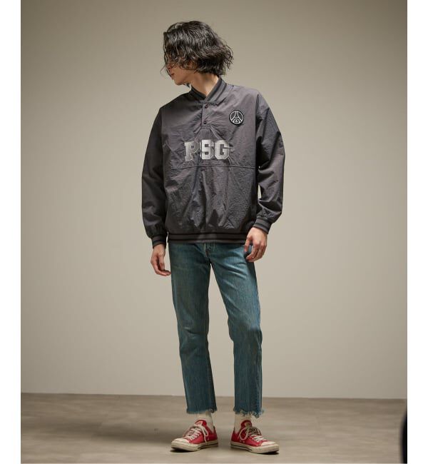 Paris Saint-Germain「【Paris Saint-Germain / パリ・サン＝ジェルマン】 JP Snapline Henley Piste」|ブルゾン・スタジャン|