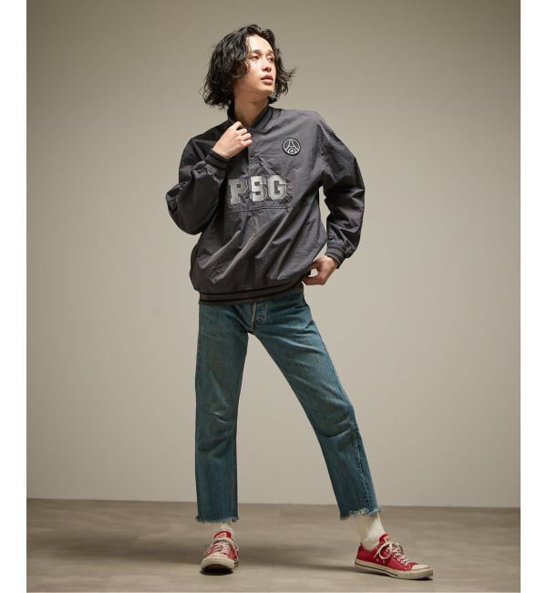 Paris Saint-Germain「【Paris Saint-Germain / パリ・サン＝ジェルマン】 JP Snapline Henley Piste」|ブルゾン・スタジャン|