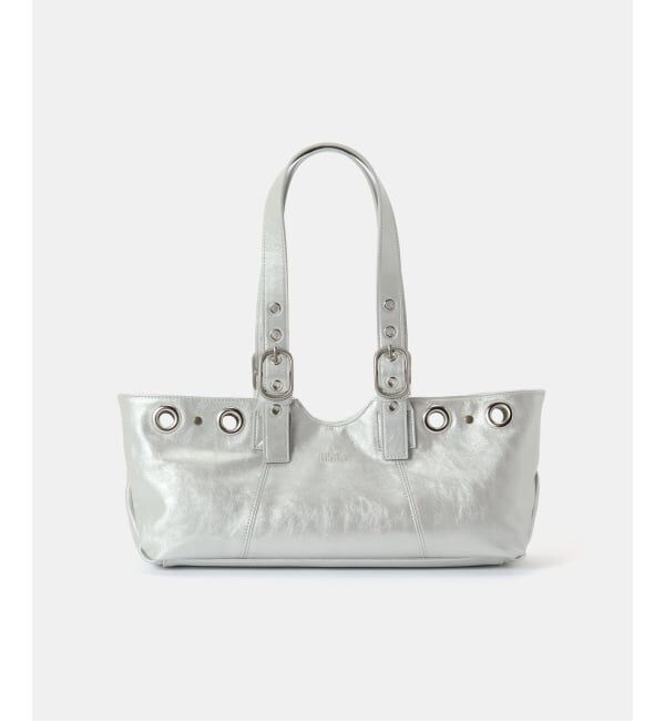 PULP「【Geek Office / ギークオフィス】HIETA / ヒエタ BECKY MINI」|ハンドバッグ|シルバー