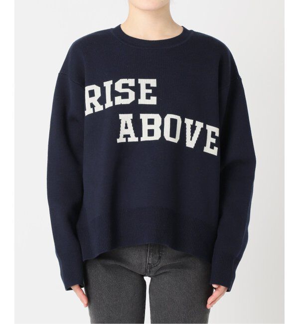 JOURNAL STANDARD relume「RISE ABOVEロゴニット」|ニット・セーター|
