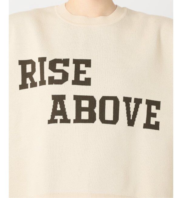 JOURNAL STANDARD relume「RISE ABOVEロゴニット」|ニット・セーター|