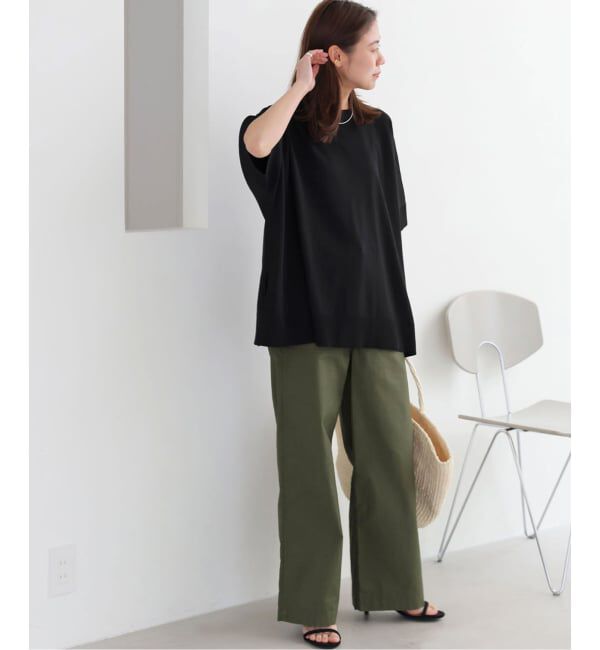 JOURNAL STANDARD relume「《追加5》接触冷感 / ウォッシャブルクールポンチョプルオーバー」|ニット・セーター|