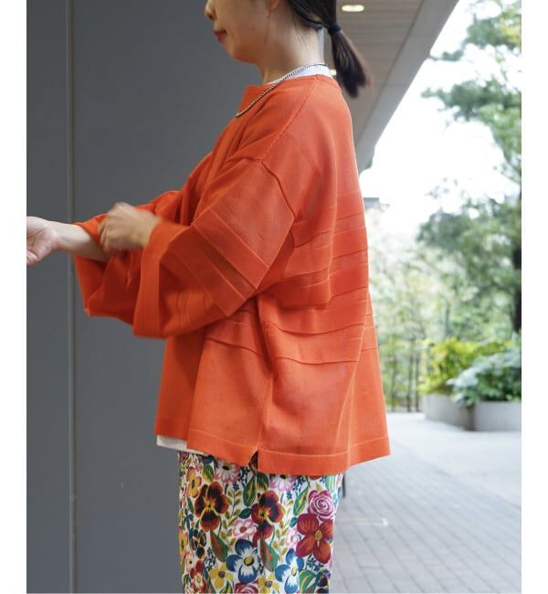 journal standard luxe「シアーボーダー ボートネックプルオーバー」|ニット・セーター|