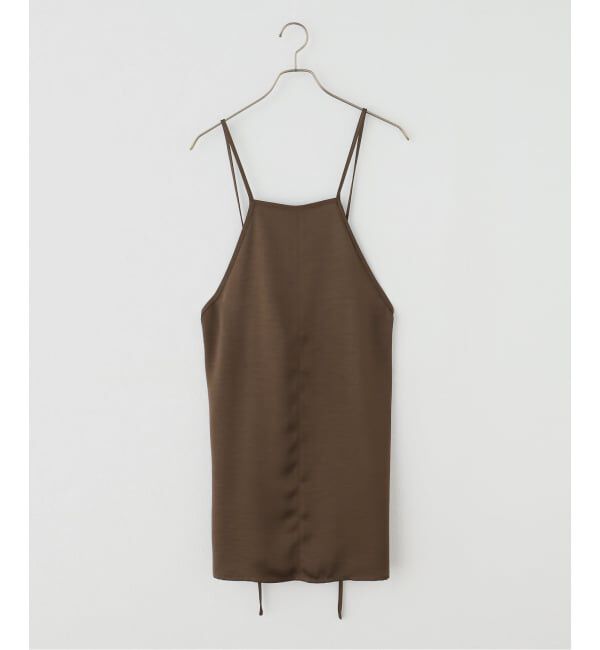 JOURNAL STANDARD「ドレープサテンエプロン」|その他|ブラウン