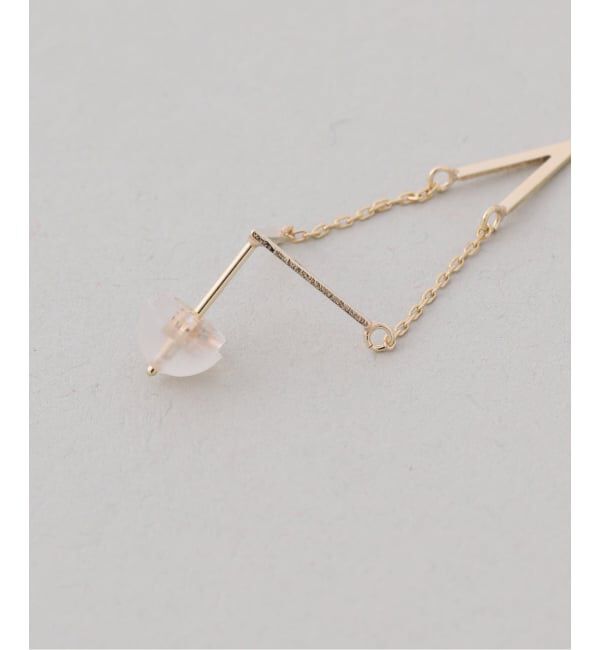 Lilas by Spick&Span「スイングVピアス K10（両耳）」|ピアス|