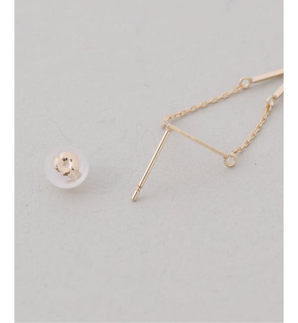 Lilas by Spick&Span「スイングVピアス K10（両耳）」|ピアス|