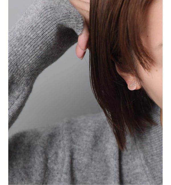 Lilas by Spick&Span「ラウンド*キューブカラーストーンピアス K10（両耳）」|ピアス|