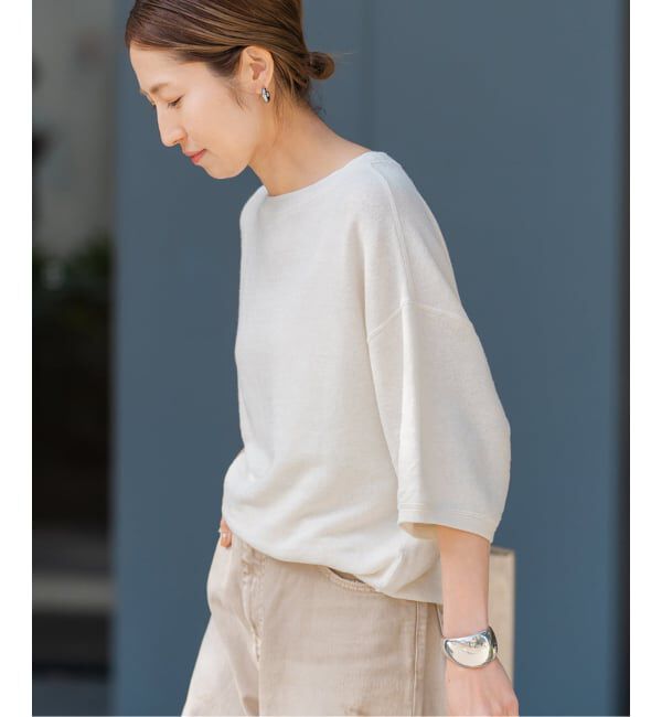 FRAMeWORK「≪WEB先行 / 追加≫LINEN TERRY LOOSEプルオーバー」|Tシャツ・カットソー|