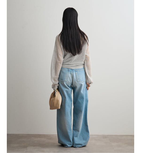 NOBLE「ISY Linen mixラメ スカシニット」|ニット・セーター|