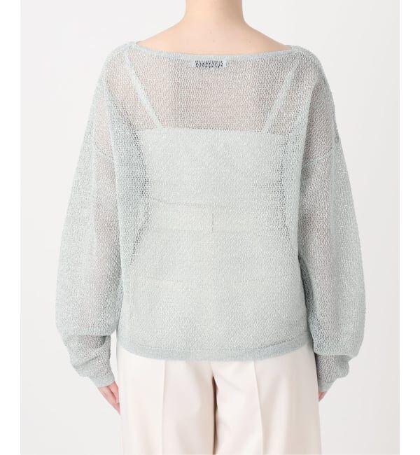 NOBLE「ISY Linen mixラメ スカシニット」|ニット・セーター|
