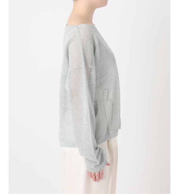NOBLE「ISY Linen mixラメ スカシニット」|ニット・セーター|