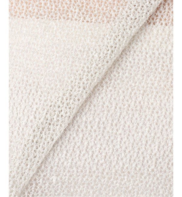 NOBLE「ISY Linen mixラメ スカシニット」|ニット・セーター|