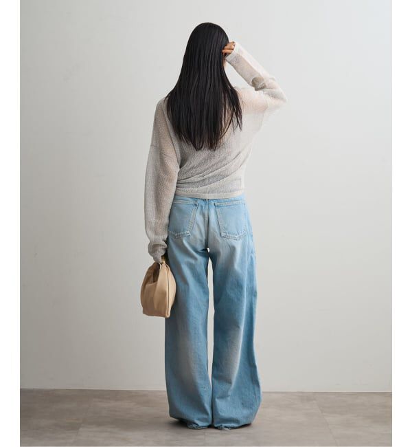 NOBLE「ISY Linen mixラメ スカシニット」|ニット・セーター|