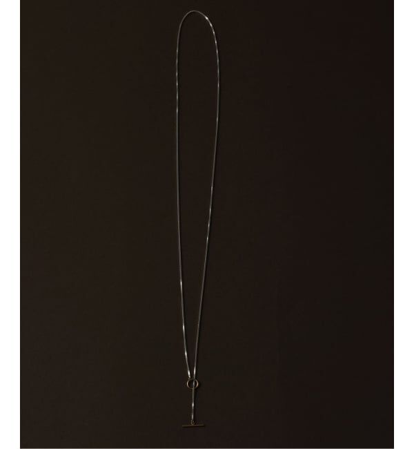 Spick and Span「【SAMH by LILAS】デタッチャブルTバーネックレス K10*SV」|ネックレス|