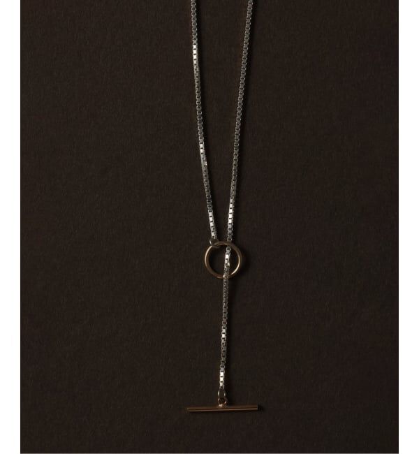 Spick and Span「【SAMH by LILAS】デタッチャブルTバーネックレス K10*SV」|ネックレス|
