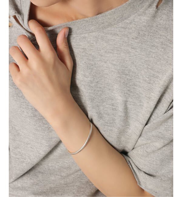 Spick and Span「【SAMH by LILAS】Cカーブバングル SV」|ブレスレット・バングル|